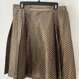 Gold and black Bottega Veneta skirt. Made in Italy
